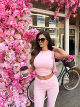 Load image into Gallery viewer, Kimmy Pink Loungewear Set