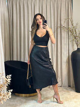 Load image into Gallery viewer, Anastasia Midi Skirt - Black
