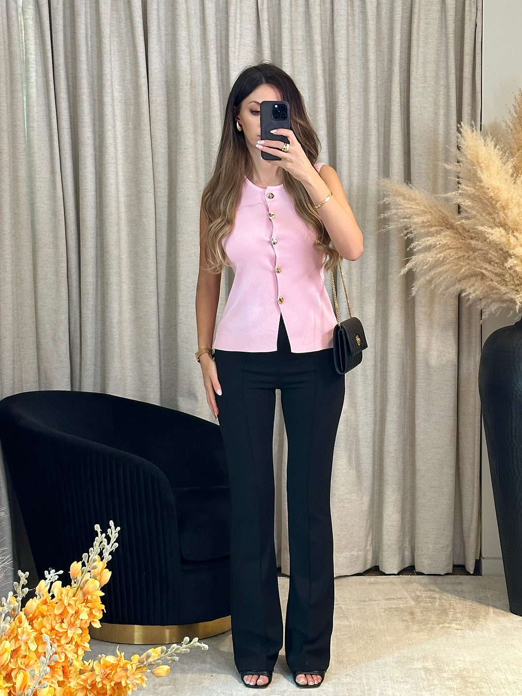 Elise Tailored Flare Trousers